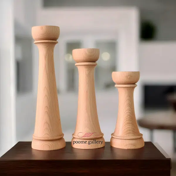 جاشمعی چوبی کد 106 - تصویر 2