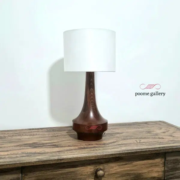 آباژور چوبی مینیمال پومه - تصویر 3